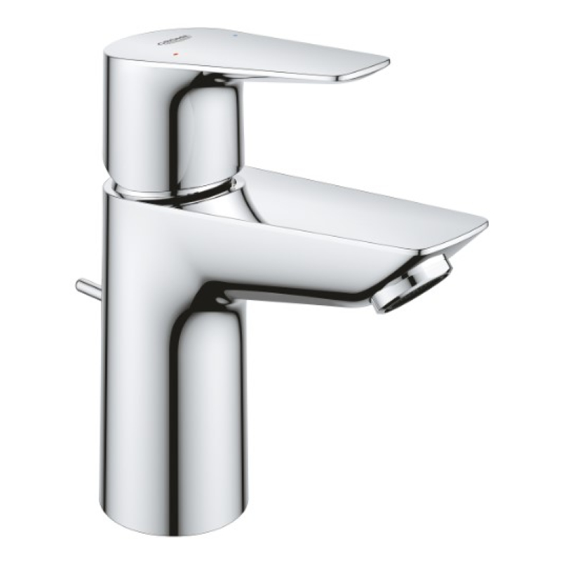 Смеситель для раковины Grohe BauEdge New, S-Size г/п, с донным клапаном, хром (23328001) фото 1