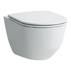 Pro Унітаз підвісний 53*36 см, безобідковий, із сидінням Slim Soft-Close, Quick release, білий H8669570000001