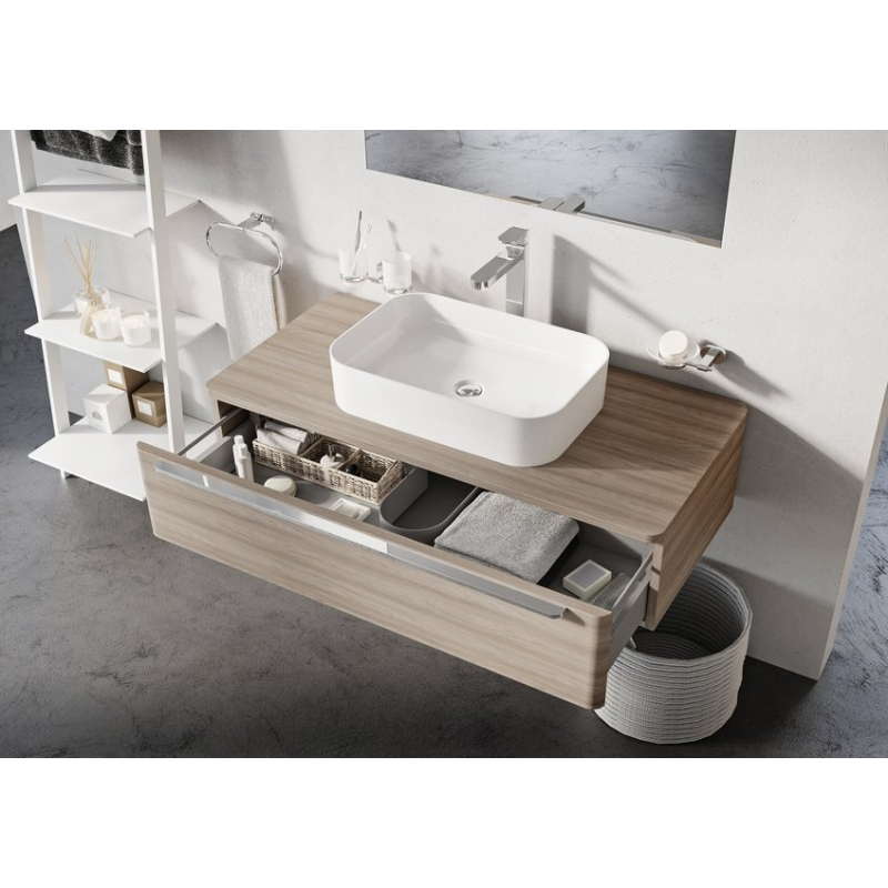 Умывальник керамический Ravak Ceramic 550 SLIM R белый XJX01155002 фото 5