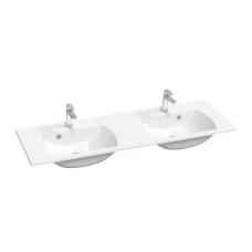 Умывальник двойной Ravak Classic Slim 1300 белый с отверстием