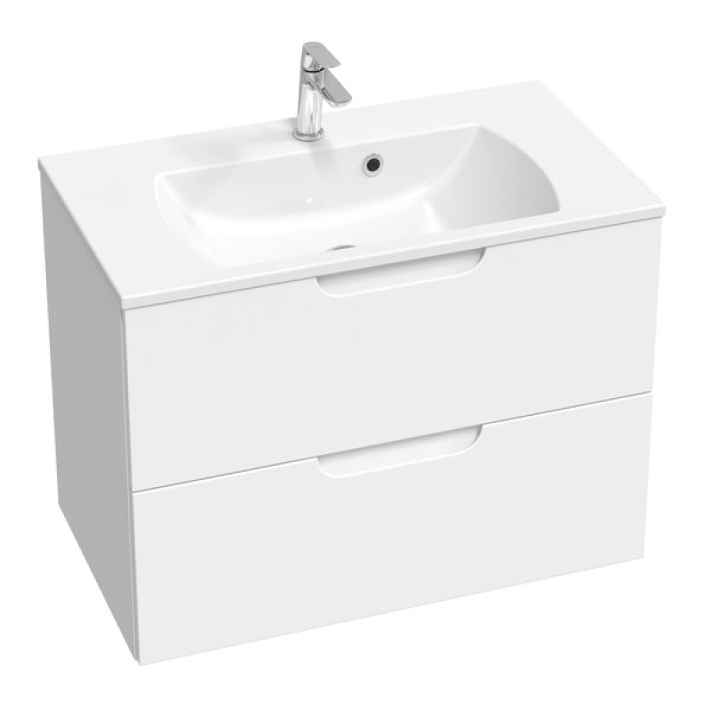 Умывальник Ravak Classic Slim 600 белый с отверстием фото 9