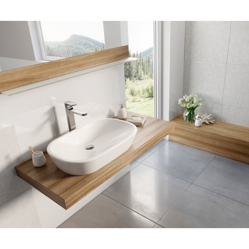 Умывальник Ravak Ceramic O 600 керамический белый XJX01160001 фото 4
