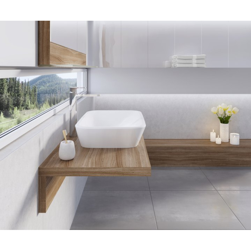 Умывальник керамический Ravak Ceramic R 600 белый XJX01160002 фото 3