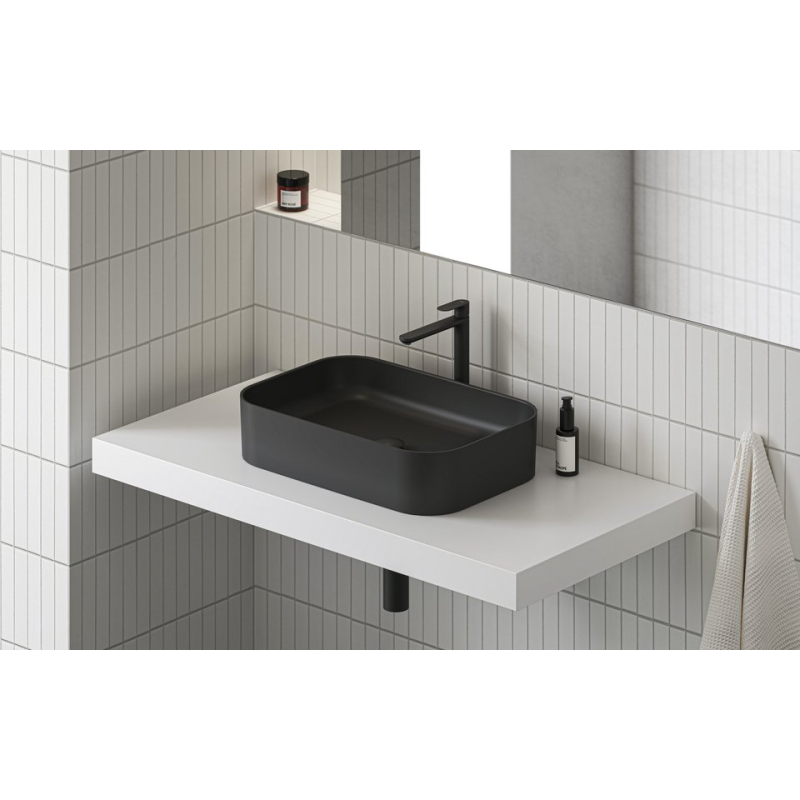 Умывальник Ravak Ceramic 550 SLIM R антрацит XJX0D155001 фото 2