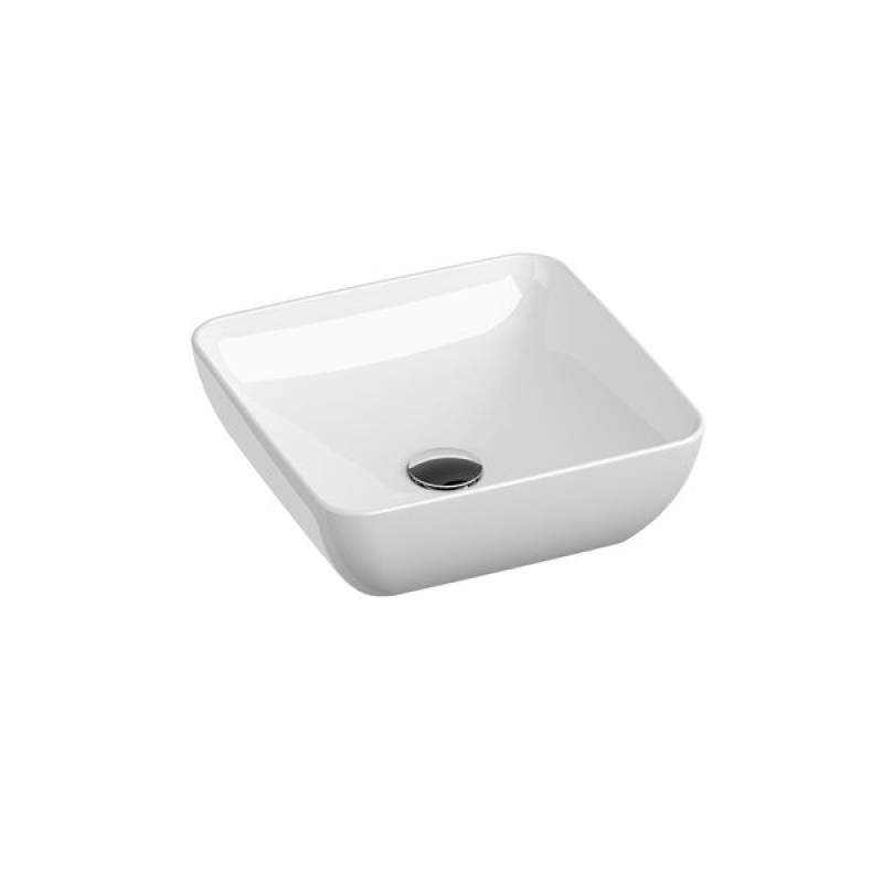 Умывальник керамический Ravak Uni Slim 380 S белый матовый XJX0E138000 фото 1