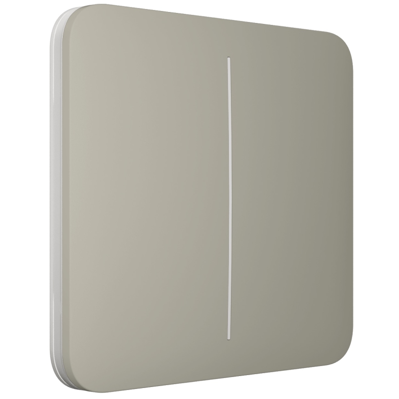Выключатель Ajax LightSwitch 2-клавишный Olive фото 1
