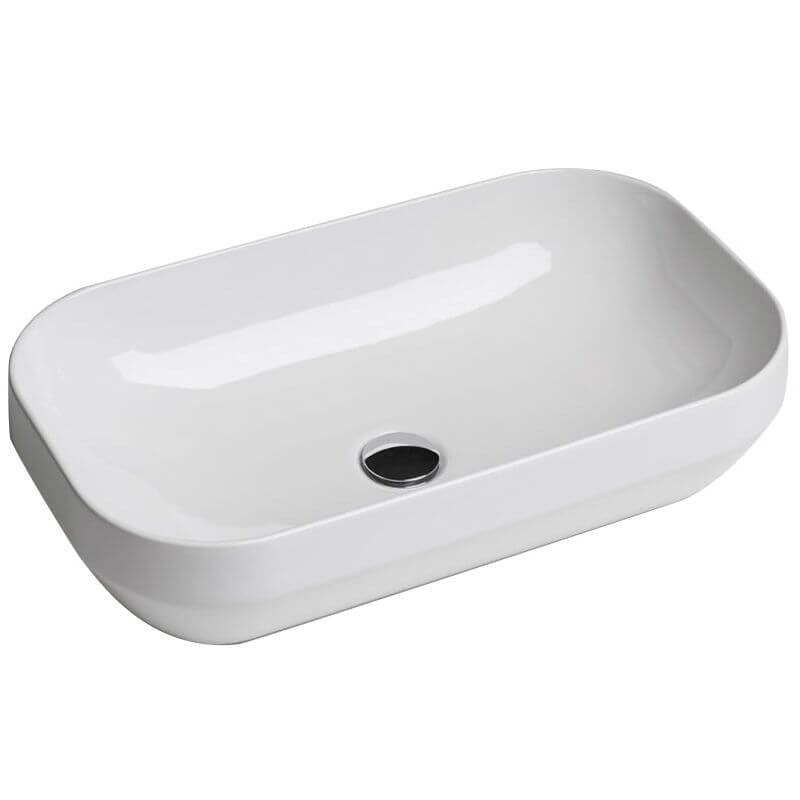 Decus Раковина прямоугольная на столешницу 60*35 см, белый 8530001 фото 1