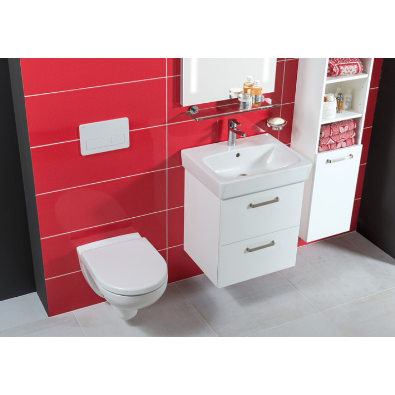 Lyra plus Унітаз підвісний безобідковий з сидінням Soft-Close, білий (ФН) фото 5