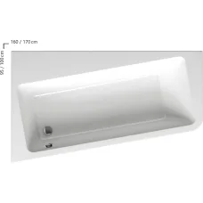 Ванна Ravak 10° 170x100 права біла C821000000