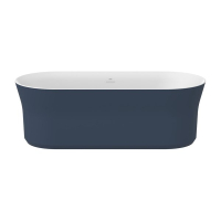 Ванна Ravak Ypsilon 180x80 Deepsea Blue/Білий, кришка зливу біла