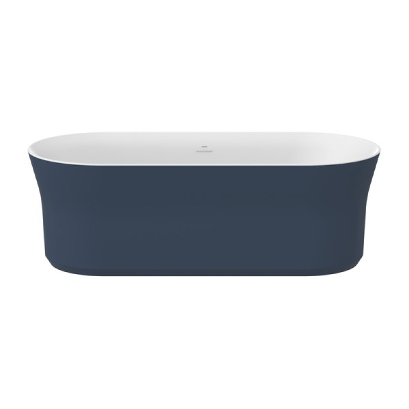 Ванна Ravak Ypsilon 180x80 Deepsea Blue/Білий, кришка зливу біла фото 1