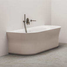 Ванна Ravak Ypsilon Wall 178x86 окремо варта чорно-біла кришка зливу чорна
