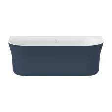 Ванна Ravak Ypsilon Wall 178x86 отдельно стоящая Deepsea Blue/Белая крышка слива Белая