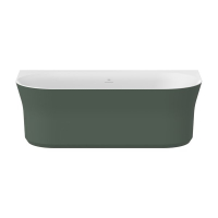 Ванна Ravak Ypsilon Wall 178x86 отдельно стоящая Grey Green/Белый, крышка слива белая