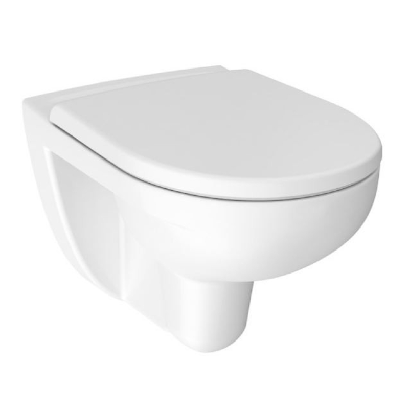 Lyra plus Унітаз підвісний безобідковий, без сидіння, білий фото 1