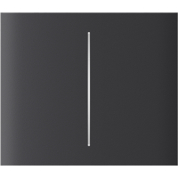 Центральная кнопка для двухклавишного выключателя Ajax CenterButton (2-gang) vertical Graphite