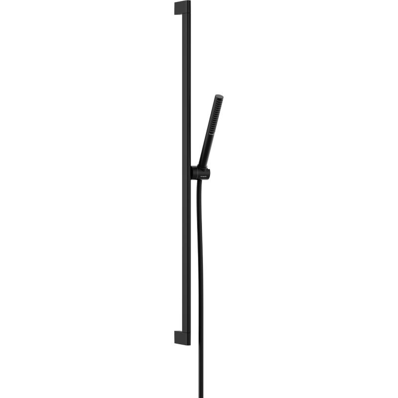 Pulsify S 1jet EcoSmart Душевой набор со штангой 952 мм, черный матовый фото 1