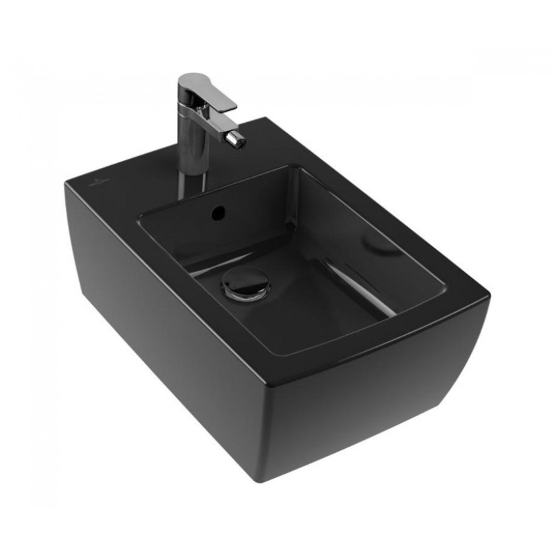 Memento Биде консольное, Glossy Black CeramicPlus фото 1