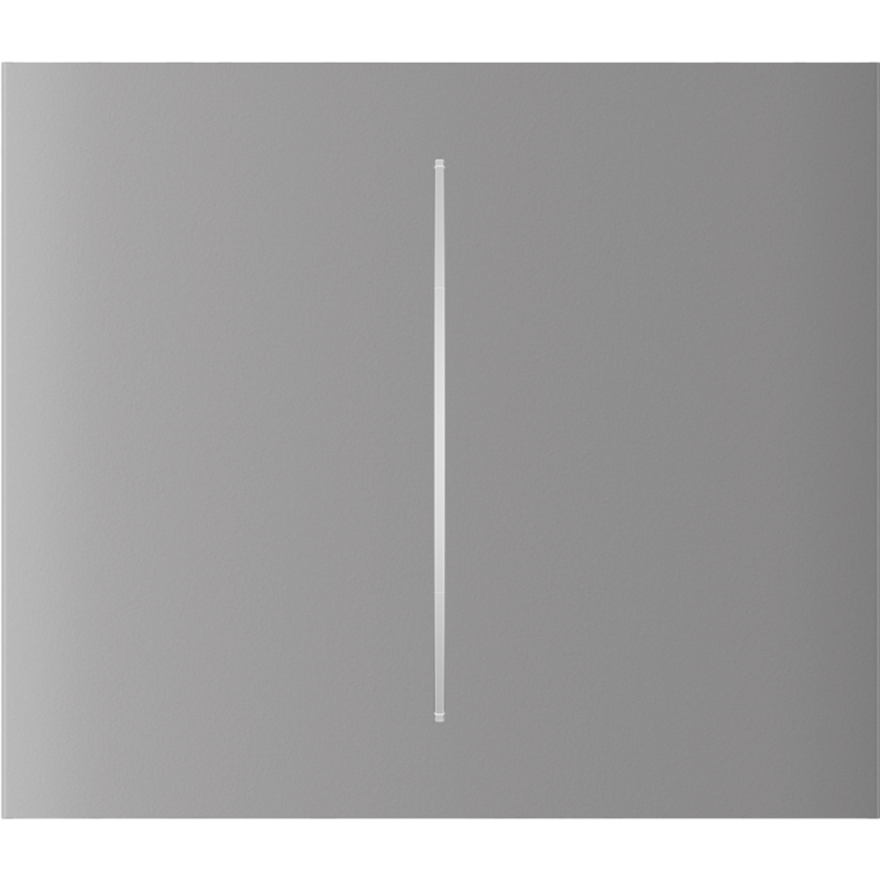 Центральная кнопка для двухклавишного выключателя Ajax CenterButton (2-gang) vertical Fog фото 1