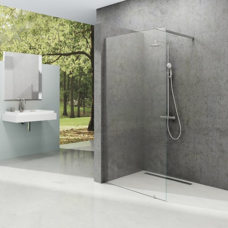 Душевая кабина Ravak Walk-In Wall 100 хром Transparent фото 2