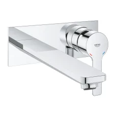 Смеситель для раковины скрытого монтажа со стены Grohe Lineare, L-Size, излив 207 мм, хром (23444001)