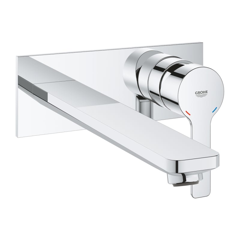 Смеситель для раковины скрытого монтажа со стены Grohe Lineare, L-Size, излив 207 мм, хром (23444001) фото 1