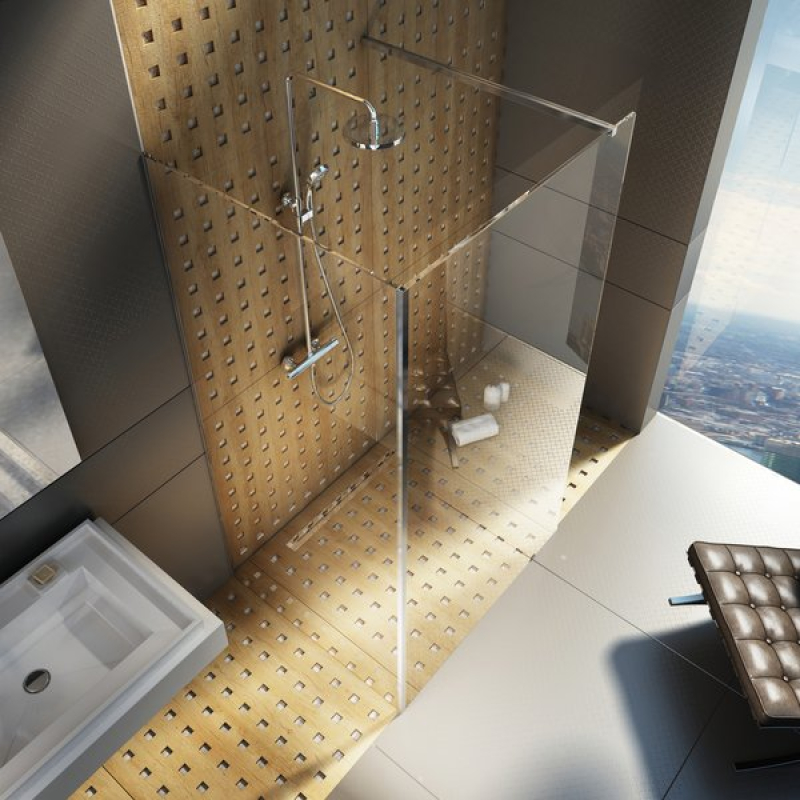 Душевая кабина Ravak Walk-In Corner 120x90 хром Transparent фото 3