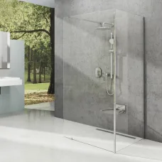 Душевая кабина Ravak Walk-In Corner 110x80 белая матовая Transparent