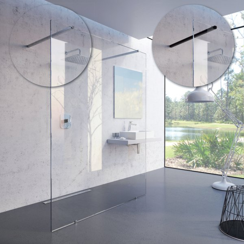 Душевая кабина Ravak Walk-In Free 120 хром Transparent фото 1