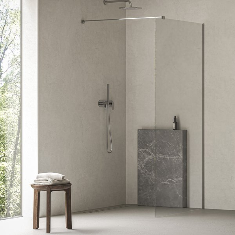 Душевая стенка Ravak Walk-In Air Wall 90 хром Transparent фото 1