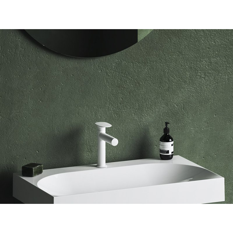 Смеситель для умывальника Ravak SPRING 190 мм, белый матовый (X070565) фото 4