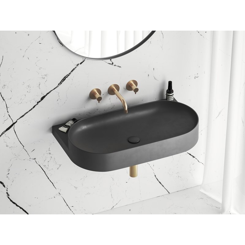 Умывальник керамический Ravak Yard 800 Smoke Grey XJX0O080000 фото 1