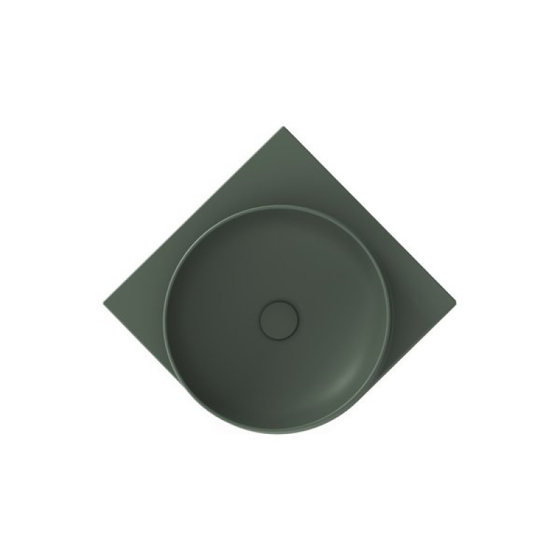 Умывальник керамический Ravak YARD 450 C без отверстия Grey Green XJX08045000 фото 1
