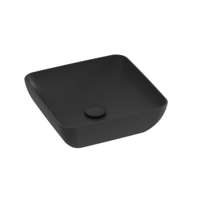 Умывальник керамический Ravak Uni Slim 380 S черный матовый XJX0D138000 фото 1