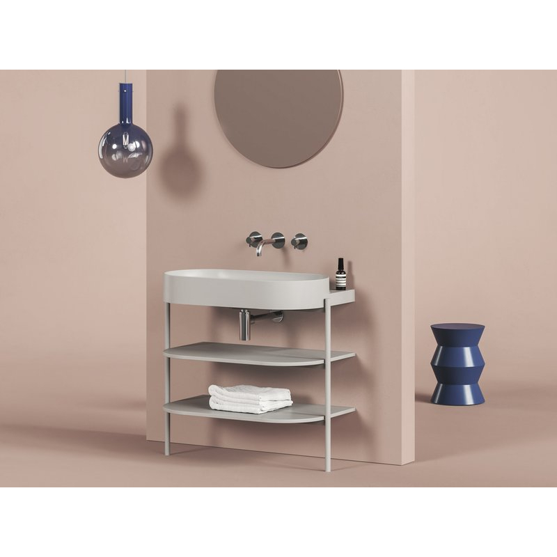 Умывальник керамический Ravak Yard 800 без отверстия Alabaster Pink XJX0G080000 фото 2