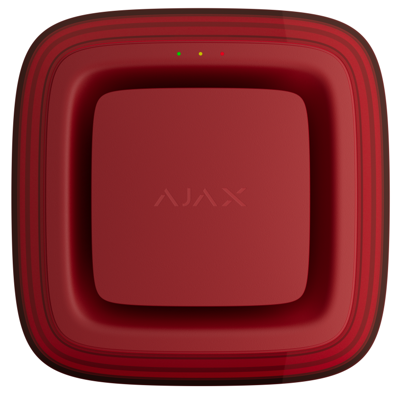 Пожежний оповіщувач світлозвуковий Ajax EN54 FireProtect (118601.279.RD1) SU-000057174 фото 1
