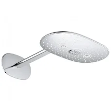 Верхний душ Grohe Rainshower Duo 360, 361*220 мм с кронштейном из стены, хром (26254000)