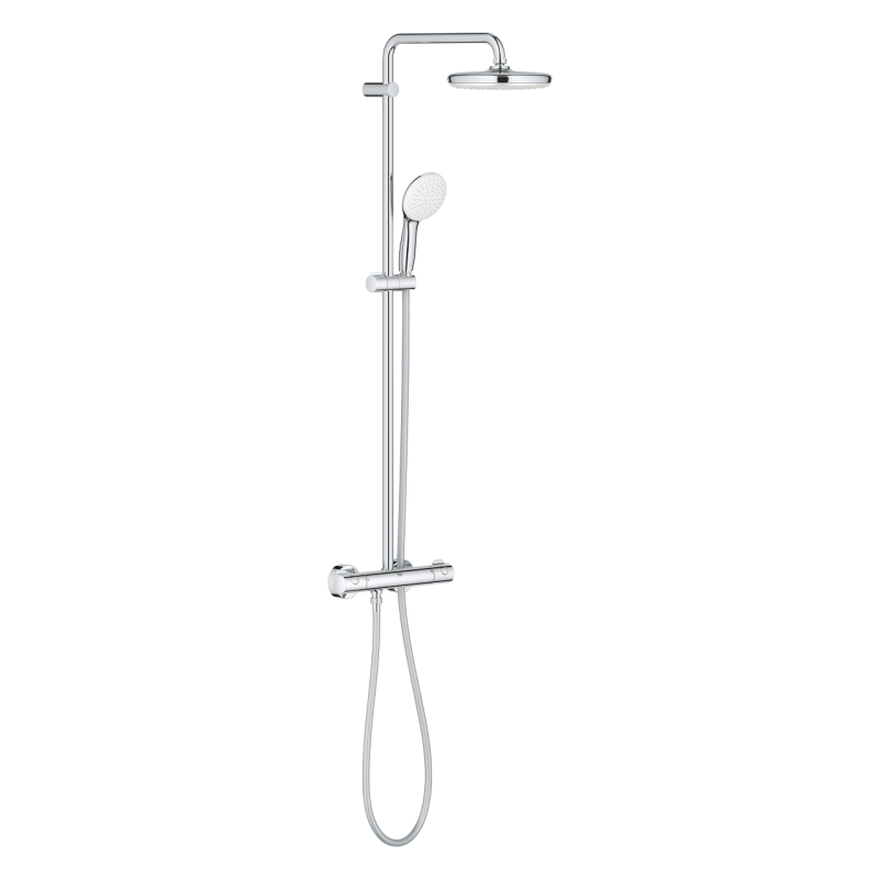 Tempesta System 210 Душевая система наружного монтажа с термостатом, хром фото 2
