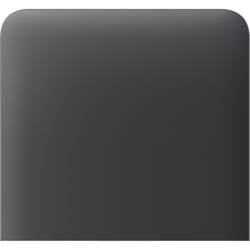 Боковая кнопка для одноклавишного выключателя Ajax SideButton (1-gang) vertical Graphite фото 1