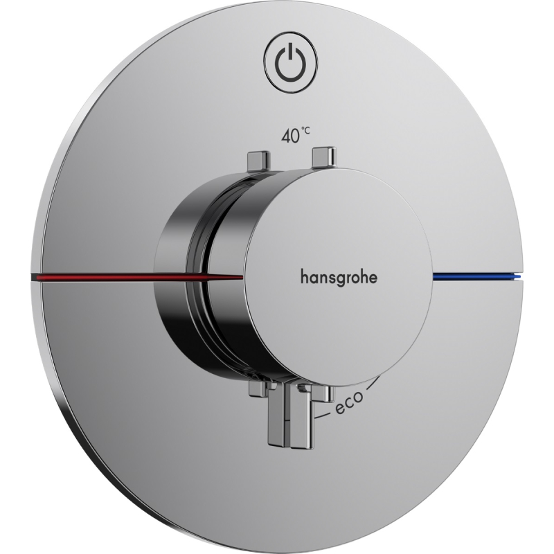 15553000 ShowerSelect Comfort S Змішувач термостатичний прихованого монтажу, хром фото 1