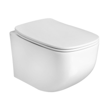 White Jam Унитаз подвесной 52x34 см, безобедочный, белый