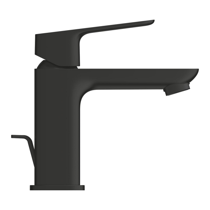 Смеситель для раковины с донным клапаном Grohe Cubeo S-Size, черный матовый (1016942430) фото 3