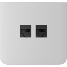 Боковая панель для встроенной розетки Ajax SideCover (LAN) vertical White (126219.319.WH)