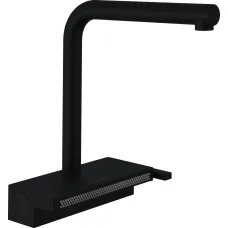 73830670 Aquno Select M81 250 2jet Змішувач кухонний з висувним виливом sBox, чорний матовий