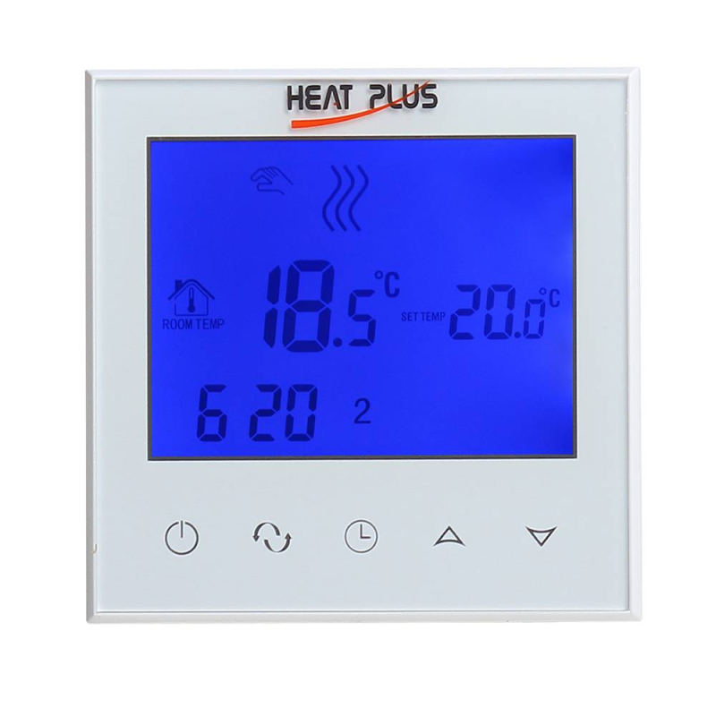 Програмований терморегулятор Heat Plus BHT-321 GB білий фото 1