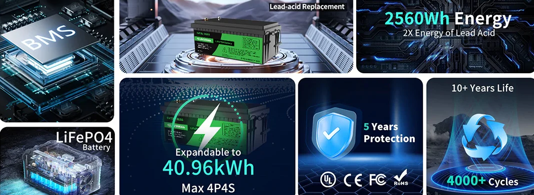 Аккумуляторная батарея DATOU BOSS, 12V 200Ah