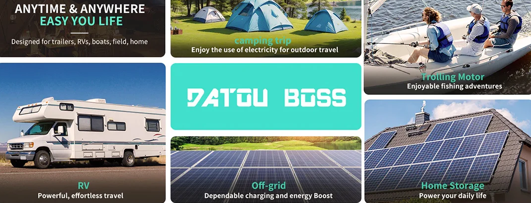Аккумулятор батарея DATOU BOSS, 12V 200Ah для всего дома, квартиры, коттеджа