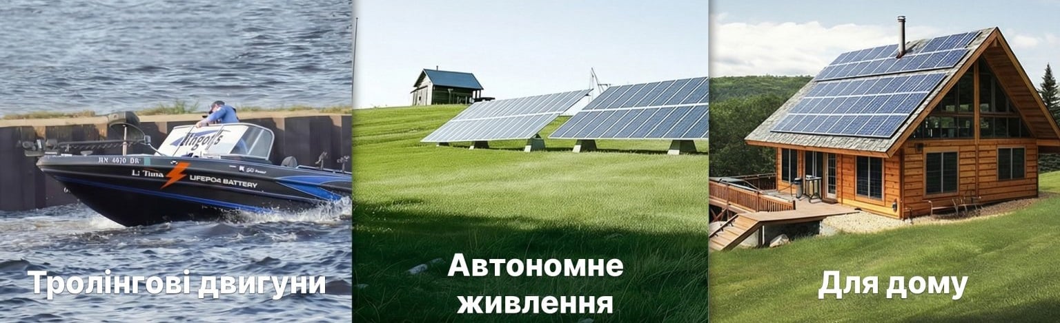 Универсальный аккумулятор LiTime LiFePO4 24V 100Ah Bluetooth для резервного и автономного питания