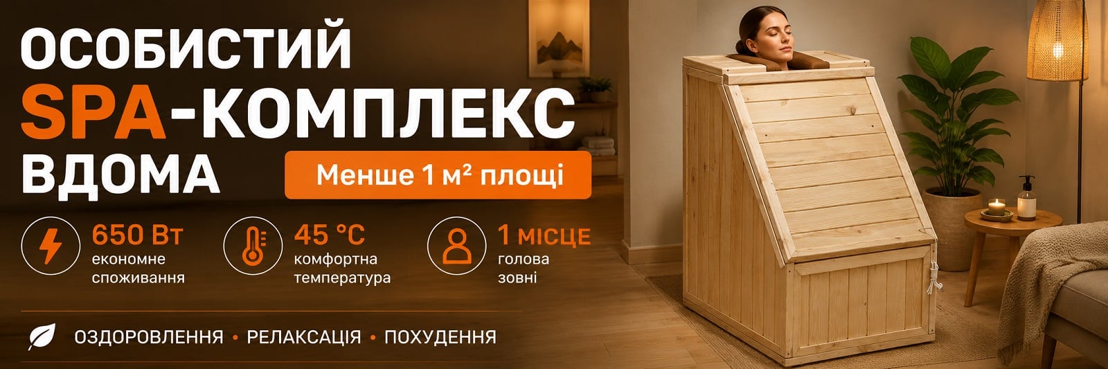 Мини-сауна Трио для домашнего SPA