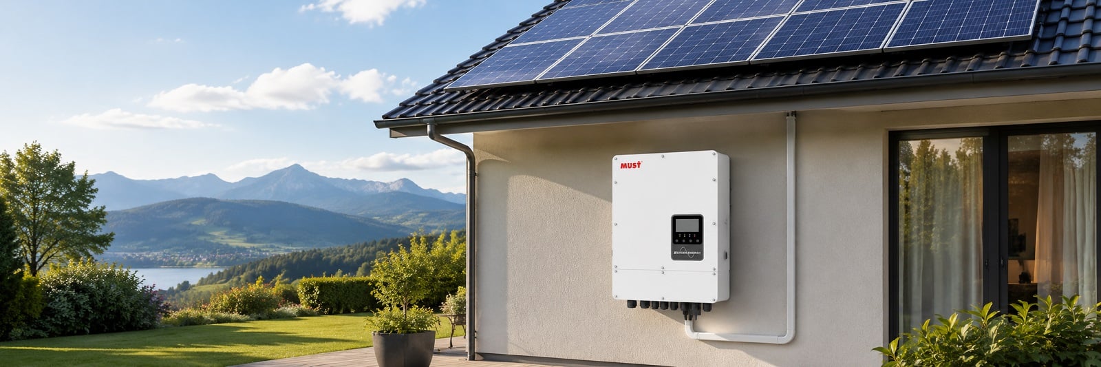 Гібридний сонячний інвертор 3 фази Must PH1100-12KL3-EU 48 В PV450V 2х MPPT 120 A Wi-Fi параллель потужність 12000 Вт